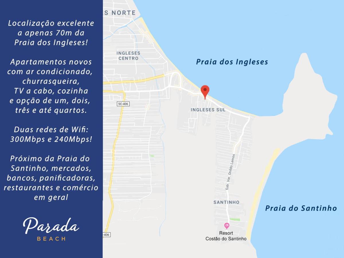 Parada Beach Apartamentos Florianópolis Kültér fotó